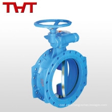 Double eccentric cast iron dn200 flange butterfly valve